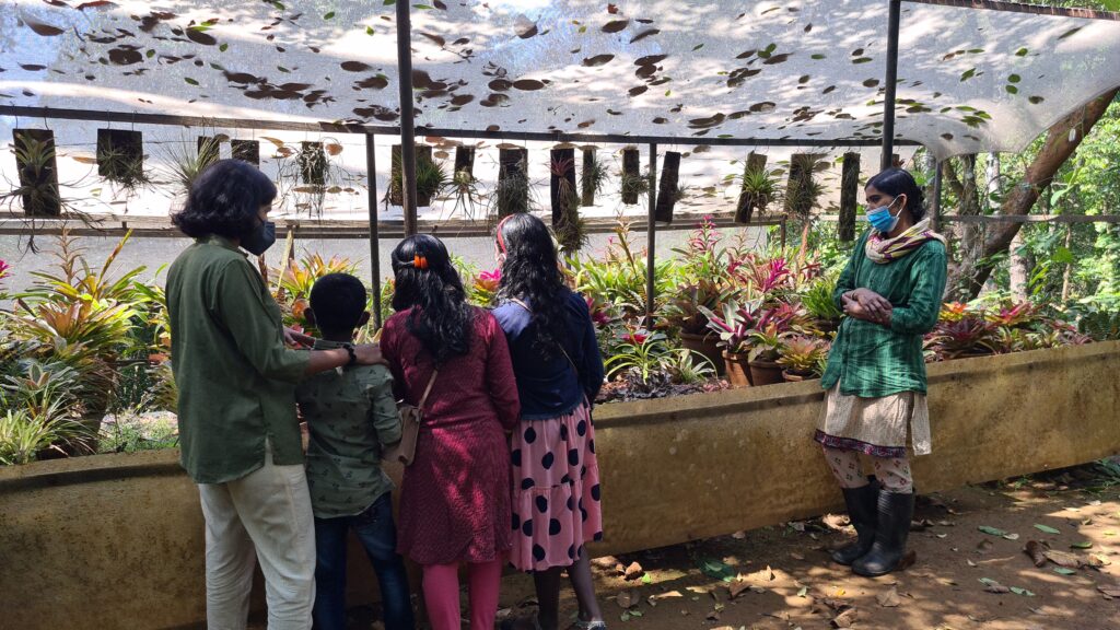 image with children during exposure visit to gurukula