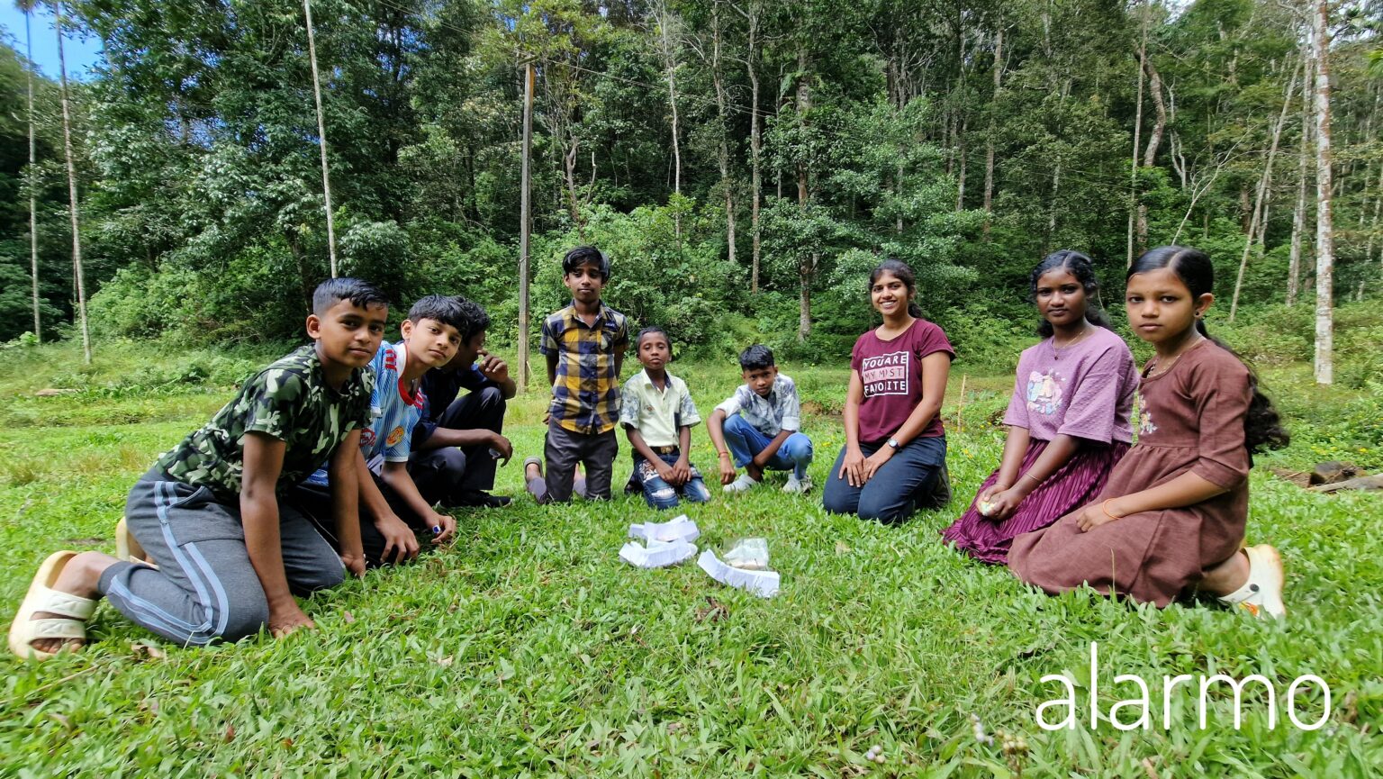 Picture taken during seed collection held for the launch of project urvi